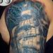 Tattoos - tattoo galleon with Kraken - 87705